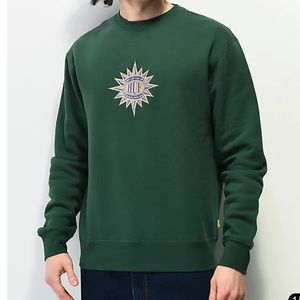 HUF Sun Green Crewneck